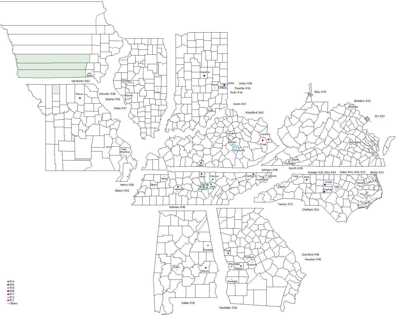 Rigsby Census 1840