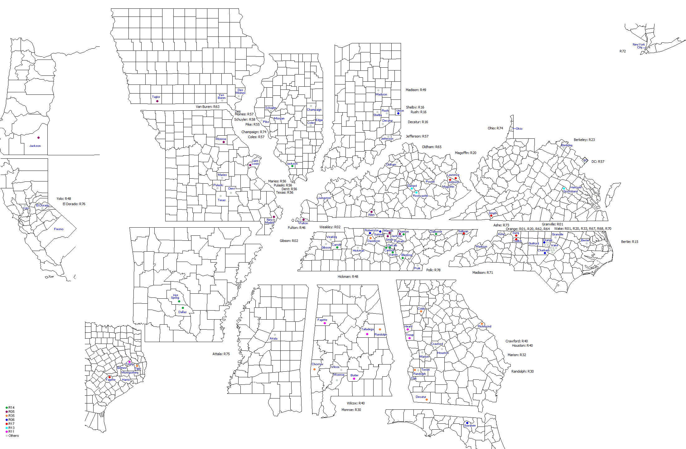 Rigsby Census 1860