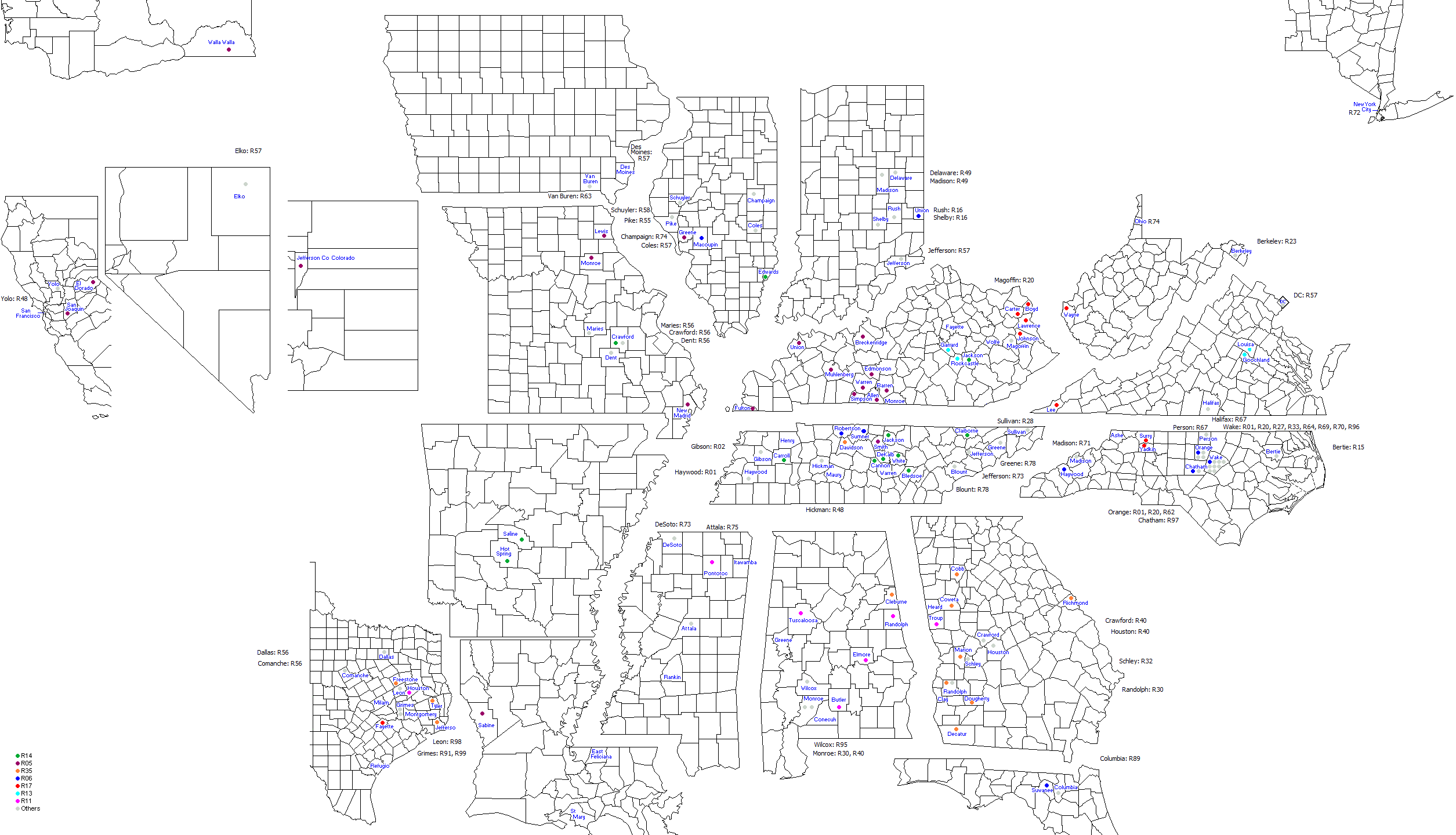 Rigsby Census 1870